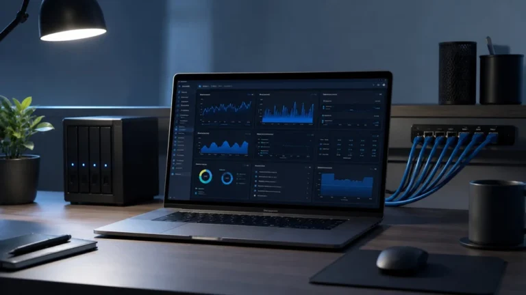 Dashboard monitoringu serverů